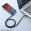 KU-CAL20TK USB 2.0 Type-Cケーブル(C-A・L型・2m) KU-CAL20TK / USB 2.0 Type-Cケーブル(C-A・L型・2m)