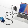 KU-CCP100D12BK USB2.0Type-Cケーブル(2台同時充電+通信・PD100W) KU-CCP100D12BK / USB2.0Type-Cケーブル(2台同時充電+通信・PD100W)