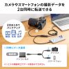 KU-CCP100D12BK USB2.0Type-Cケーブル(2台同時充電+通信・PD100W) KU-CCP100D12BK / USB2.0Type-Cケーブル(2台同時充電+通信・PD100W)