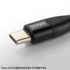 KU-CCP100KA18BK USB2.0 Type-Cコネクタ540度回転ケーブル(PD100W・1.8m) KU-CCP100KA18BK / USB2.0 Type-Cコネクタ540度回転ケーブル(PD100W・1.8m)