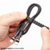 KU-CCP100KAW10BK USB2.0 Type-C 両側コネクタ540度回転ケーブル ブラック(100W・1m) KU-CCP100KAW10BK / USB2.0 Type-C 両側コネクタ540度回転ケーブル ブラック(100W・1m)