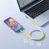 KU-CCP100KAW10W USB2.0 Type-C 両側コネクタ540度回転ケーブル ホワイト(100W・1m) KU-CCP100KAW10W / USB2.0 Type-C 両側コネクタ540度回転ケーブル ホワイト(100W・1m)