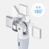 KU-CCP100KAW18W / USB2.0 Type-C 両側コネクタ540度回転ケーブル ホワイト（100W・1.8m）
