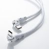 KU-CCP100KAW18W USB2.0 Type-C 両側コネクタ540度回転ケーブル ホワイト(100W・1.8m) KU-CCP100KAW18W / USB2.0 Type-C 両側コネクタ540度回転ケーブル ホワイト(100W・1.8m)
