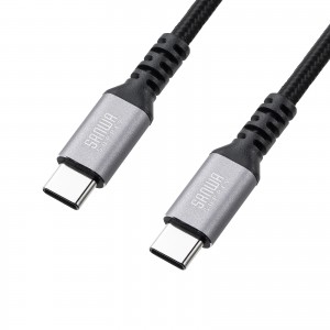 KU-CCP6010TK / USB 2.0 Type-Cケーブル(C-C・ストレート・60W・1m)