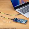 KU-CCP6030BK / USB 2.0 Type-Cケーブル（PD60Ｗ・3m・ブラック）