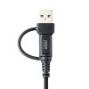 KU-CCP60ACC10BK / USB2.0Type-Cケーブル（CtoA変換アダプタ付き・PD60W・ブラック）