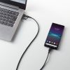 KU-CCP60ACC10BK / USB2.0Type-Cケーブル（CtoA変換アダプタ付き・PD60W・ブラック）
