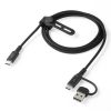 KU-CCP60ACC10BK USB2.0Type-Cケーブル(CtoA変換アダプタ付き・PD60W・ブラック) KU-CCP60ACC10BK / USB2.0Type-Cケーブル(CtoA変換アダプタ付き・PD60W・ブラック)