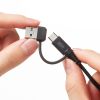 KU-CCP60ACC10BK / USB2.0Type-Cケーブル（CtoA変換アダプタ付き・PD60W・ブラック）