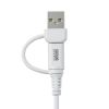 KU-CCP60ACC10W USB2.0Type-Cケーブル(CtoA変換アダプタ付き・PD60W・ホワイト) KU-CCP60ACC10W / USB2.0Type-Cケーブル(CtoA変換アダプタ付き・PD60W・ホワイト)