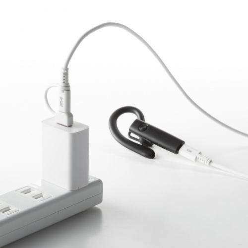KU-CCP60ACC10W / USB2.0Type-Cケーブル（CtoA変換アダプタ付き・PD60W・ホワイト）