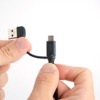 KU-CCP60ACC10W / USB2.0Type-Cケーブル（CtoA変換アダプタ付き・PD60W・ホワイト）