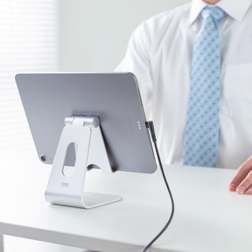 KU-CCP60L10TK2 / USB 2.0 Type-Cケーブル（C-C・片側L型コネクタ・60W・1m）