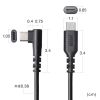 KU-CCP60L10TK2 USB 2.0 Type-Cケーブル(C-C・片側L型コネクタ・60W・1m) KU-CCP60L10TK2 / USB 2.0 Type-Cケーブル(C-C・片側L型コネクタ・60W・1m)