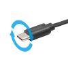 KU-CCP60M08BK USB2.0 Type-C 巻取りケーブル PD60W ブラック KU-CCP60M08BK / USB2.0 Type-C 巻取りケーブル PD60W ブラック