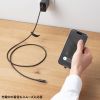KU-CCP60MG10BK / USB2.0 Type-Cケーブル（マグネットコネクタ・540度回転・PD60W・1m）