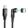 KU-CCP60MG20BK / USB2.0 Type-Cケーブル（マグネットコネクタ・540度回転・PD60W・2m）