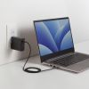 KU-CCP60SM10BKN USB 2.0 Type-Cシリコンメッシュケーブル(PD60W・1m・ブラック) KU-CCP60SM10BKN / USB 2.0 Type-Cシリコンメッシュケーブル(PD60W・1m・ブラック)
