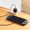 KU-CCP60SM10BKN USB 2.0 Type-Cシリコンメッシュケーブル(PD60W・1m・ブラック) KU-CCP60SM10BKN / USB 2.0 Type-Cシリコンメッシュケーブル(PD60W・1m・ブラック)
