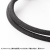 KU-CCP60SM10BK USB Type-Cシリコンメッシュケーブル(PD60W・ブラック・1m) KU-CCP60SM10BK / USB Type-Cシリコンメッシュケーブル(PD60W・ブラック・1m)