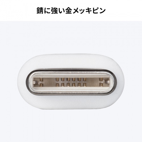 KU-CCP60SM10WN / USB 2.0 Type-Cシリコンメッシュケーブル(PD60W・1m・ホワイト)