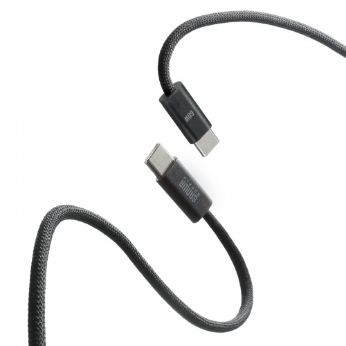 KU-CCP60SM20BKN / USB 2.0 Type-Cシリコンメッシュケーブル(PD60W・2m・ブラック)