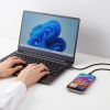 KU-CCP60SM20BK USB Type-Cシリコンメッシュケーブル(PD60W・ブラック・2m) KU-CCP60SM20BK / USB Type-Cシリコンメッシュケーブル(PD60W・ブラック・2m)