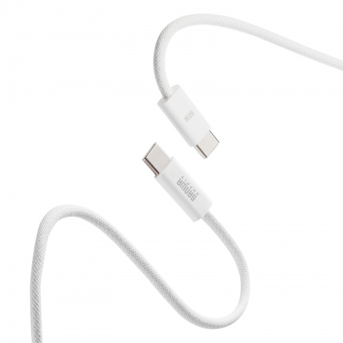 KU-CCP60SM20WN / USB 2.0 Type-Cシリコンメッシュケーブル(PD60W・2m・ホワイト)
