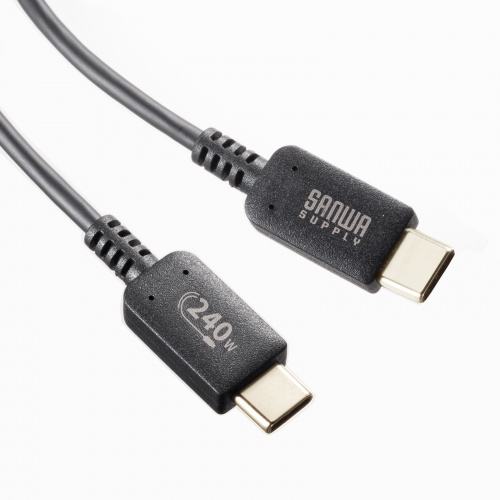 KU-CCPE20 / USB2.0 Type-C PD240W対応 ケーブル