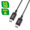 KU-CCPE20 USB2.0 Type-C PD240W対応 ケーブル KU-CCPE20 / USB2.0 Type-C PD240W対応 ケーブル