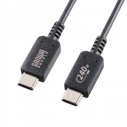 KU-CCPE10 / USB2.0 Type-C PD240W対応 ケーブル