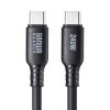 KU-CCPES20BK USB2.0 Type-C シリコンケーブル(PD240W・2m・ブラック) KU-CCPES20BK / USB2.0 Type-C シリコンケーブル(PD240W・2m・ブラック)