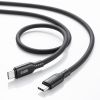KU-CCPES20BK USB2.0 Type-C シリコンケーブル(PD240W・2m・ブラック) KU-CCPES20BK / USB2.0 Type-C シリコンケーブル(PD240W・2m・ブラック)