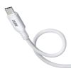 KU-CCPES20W / USB2.0 Type-C シリコンケーブル（PD240W・2m・ホワイト）