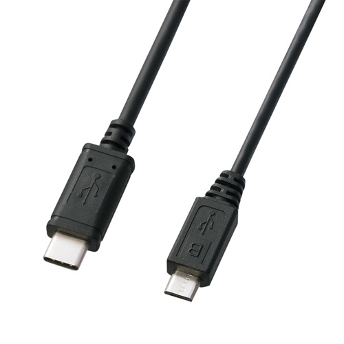 KU-CMCBP310 / USB2.0 Type-C-microBケーブル（1m・ブラック）