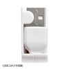 KU-M05MCMBW microUSB+ミニUSB巻き取りケーブル(ホワイト) KU-M05MCMBW / microUSB+ミニUSB巻き取りケーブル(ホワイト)