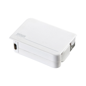 KU-M05MCMBW / microUSB+ミニUSB巻き取りケーブル(ホワイト)