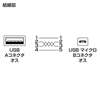 KU-M08MCBBK / 巻き取りUSB2.0モバイルケーブル（ブラック）