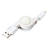 KU-M08MCBW 巻き取りUSB2.0モバイルケーブル(ホワイト) KU-M08MCBW / 巻き取りUSB2.0モバイルケーブル(ホワイト)