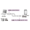 KU-M102AMCB 巻取りマイクロUSBケーブル(充電・通信用・0.1~1m・ブラック) KU-M102AMCB / 巻取りマイクロUSBケーブル(充電・通信用・0.1~1m・ブラック)