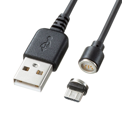 KU-MGD1 / Magnet脱着式microUSBケーブル（データ＆充電）　1m