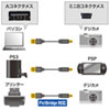 KU-SLAMB505BK / 極細USBケーブル（USB2.0　A-ミニBタイプ、0.5m・ブラック）