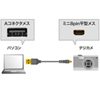 KU-SLAMB805 / 極細ミニUSBケーブル（ミニ8ピン平型タイプ、0.5m）