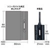 KU-XPMG1-A2 Xperia(TM) Z3 Compact・A2・Z1 f用マグネットUSB充電ケーブル(スタンドタイプ・1m・ブラック) KU-XPMG1-A2 / Xperia(TM) Z3 Compact・A2・Z1 f用マグネットUSB充電ケーブル(スタンドタイプ・1m・ブラック)
