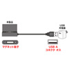 KU-XPMG1-CR Xperia(TM)シリーズ用マグネットクレードルケーブル(1m・ブラック) KU-XPMG1-CR / Xperia(TM)シリーズ用マグネットクレードルケーブル(1m・ブラック)