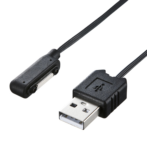 KU-XPMMG08 / Xperia（TM）用USB充電専用巻取りケーブル 0.8m（USB-充電端子）