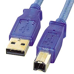 KU20-15CBH / USB2.0ケーブル(クリアブルー・1.5m)