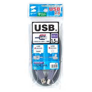 KU20-15VA / USB2.0ケーブル(1.5m・バイオレット)