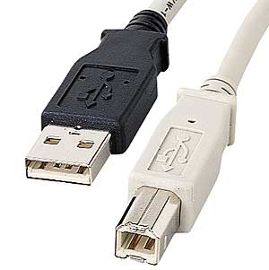 KU20-15 / USB2.0ケーブル（ライトグレー・1.5m）